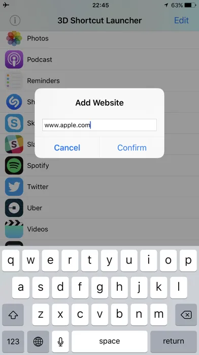 3D Shortcut Launcher Screenshots