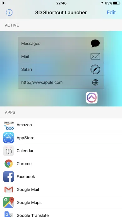3D Shortcut Launcher Screenshots