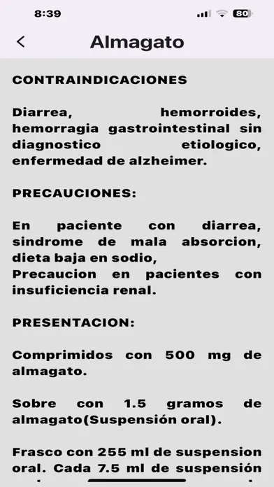 Farmaco Dosis স্ক্রিনশট