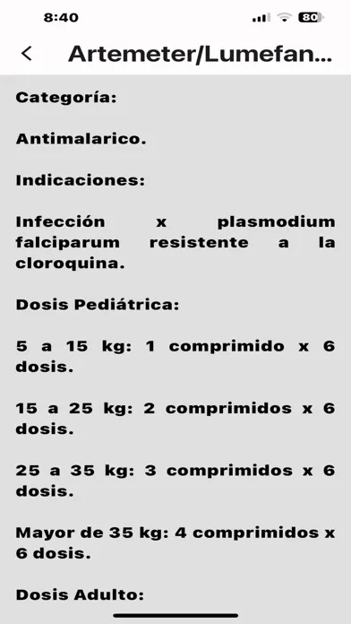 Farmaco Dosis স্ক্রিনশট