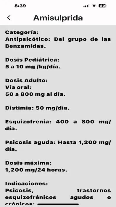 Farmaco Dosis স্ক্রিনশট