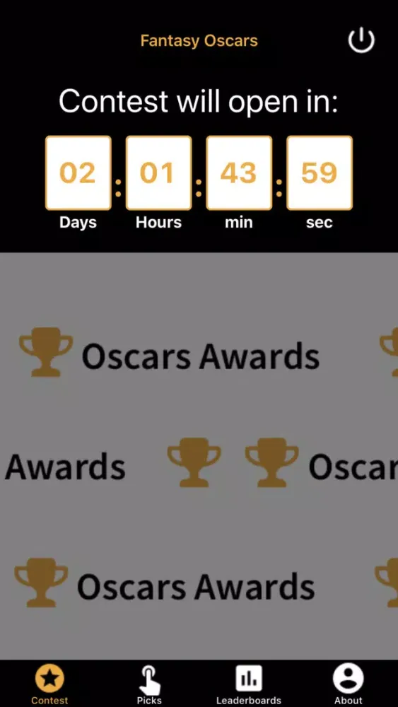 Tangkapan layar Fantasy Oscars