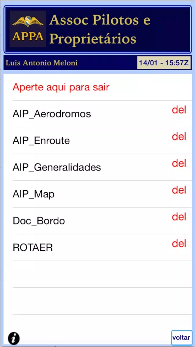 Captures d'écran de AOPA BR