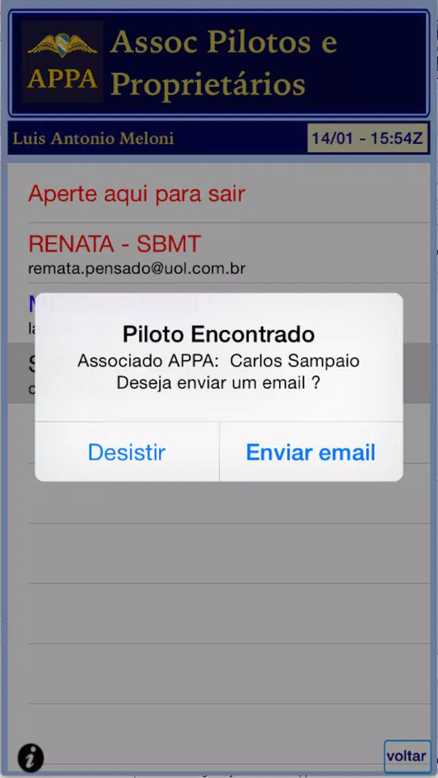 Captures d'écran de AOPA BR