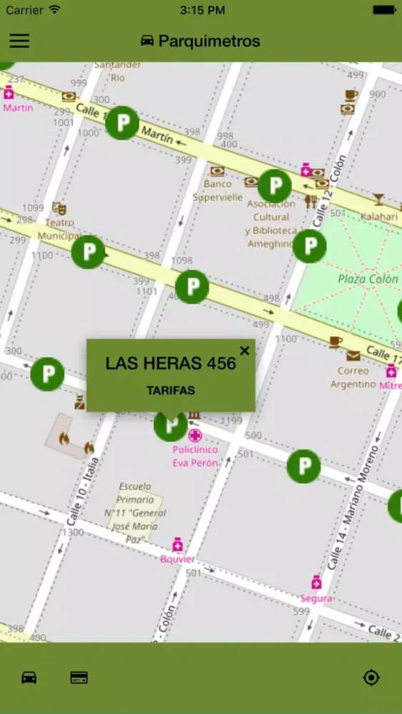Screenshot di Lujan Estacionamiento Medido