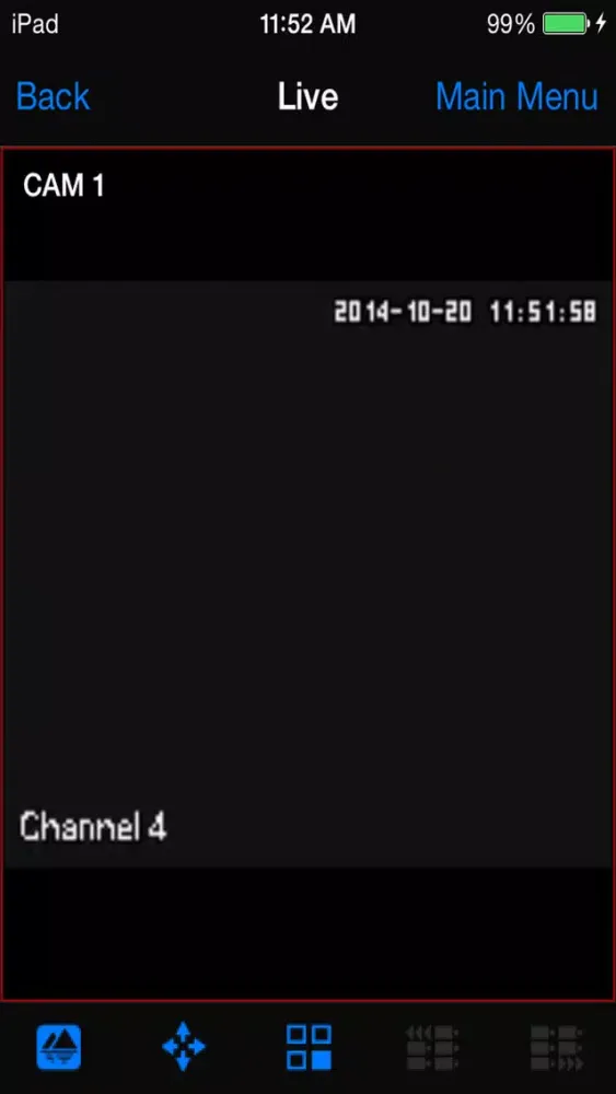 Capturas de tela do LFDvrView