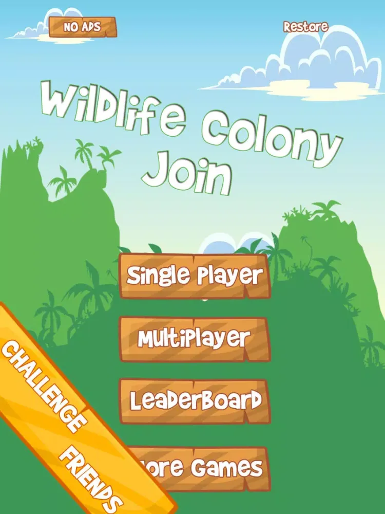 Screenshot di Wildlife Colony Join | Jelly Wild Fun Animals Cascade | Free Game iPad 