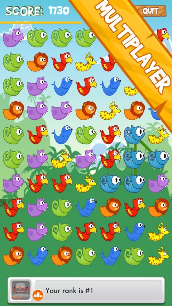 Screenshot di Wildlife Colony Join | Jelly Wild Fun Animals Cascade | Free Game
