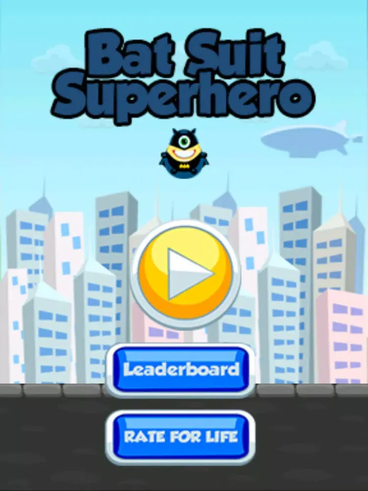 Bat Suit Superhero - Flying Billionaire Avenger in Fantastic Criminal Smashing Adventure iPad  Screenshots