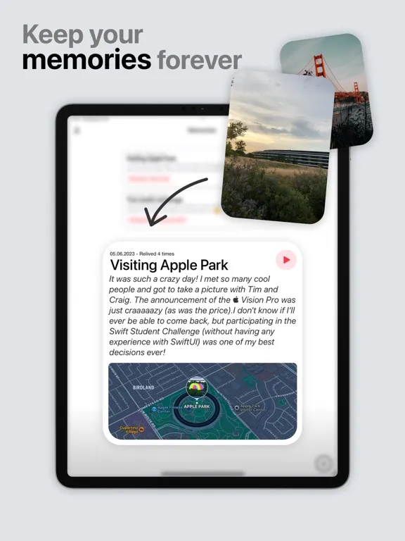 MemoKit - Memories with Music iPad 應用截圖