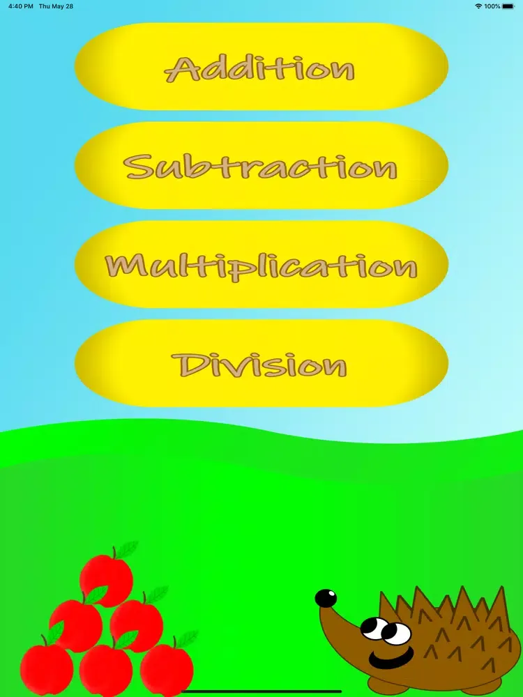 Math Hedgehog HD iPad  স্ক্রিনশট