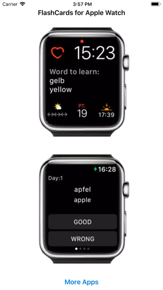 Flashcards for Watch DE Screenshots