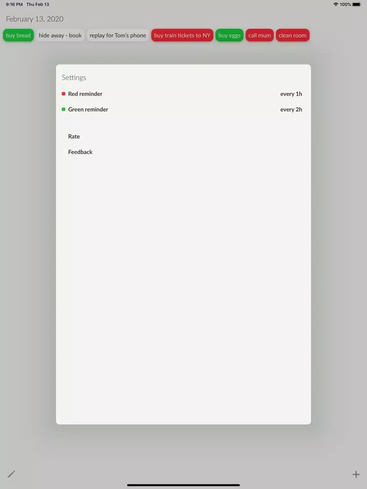 Rebox - Quick memo widget iPad  स्क्रीनशॉट