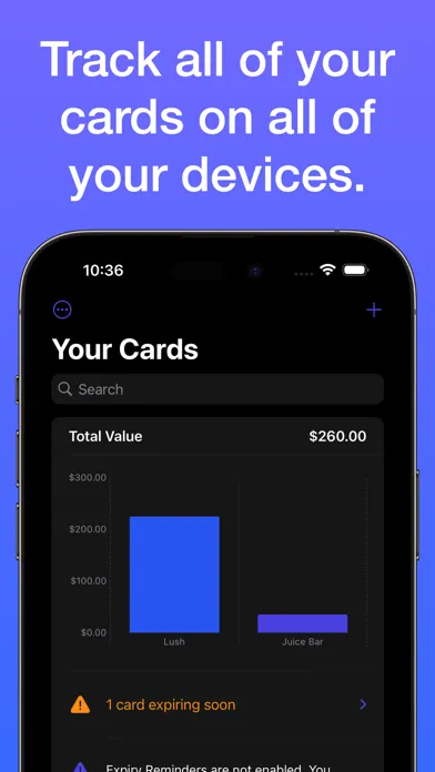 Giftly: Gift Card Tracker Screenshots