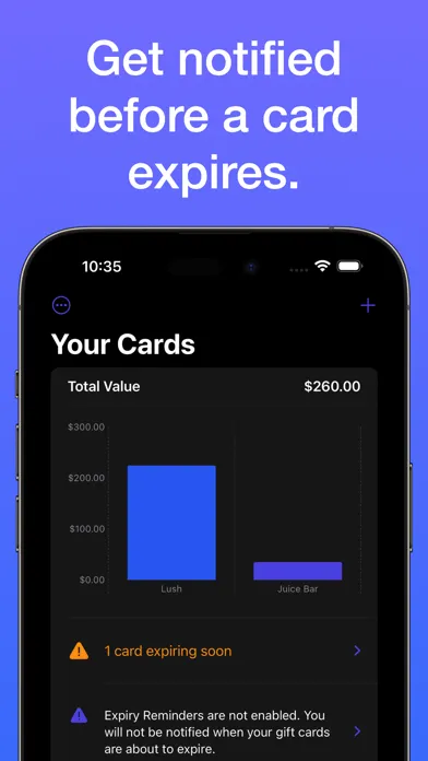 Giftly: Gift Card Tracker Screenshots