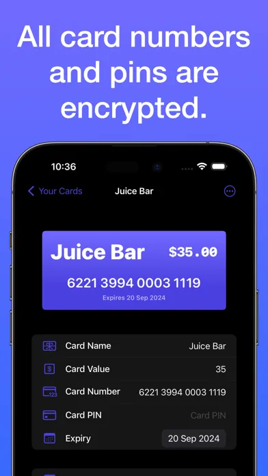 Giftly: Gift Card Tracker Screenshots