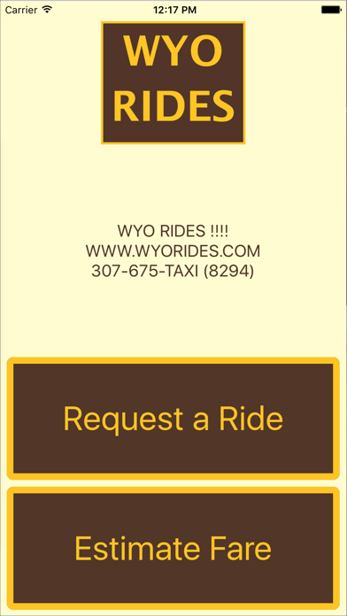 ภาพหน้าจอของ WYO RIDES