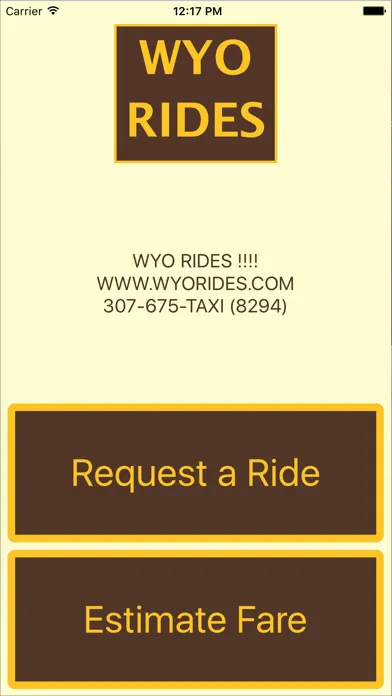 WYO RIDES 스크린샷