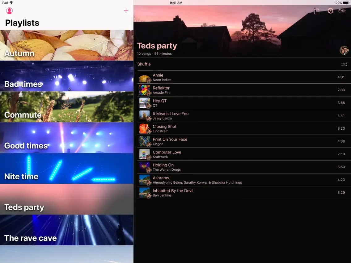 Mixmate iPad  Ekran Görüntüleri