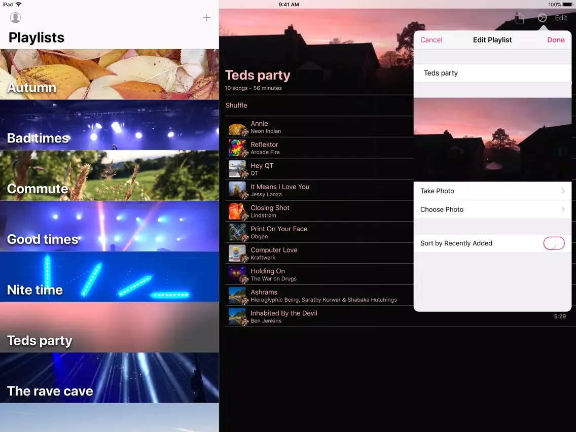 Mixmate iPad  Ekran Görüntüleri