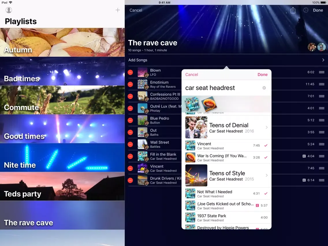 Mixmate iPad  Ekran Görüntüleri