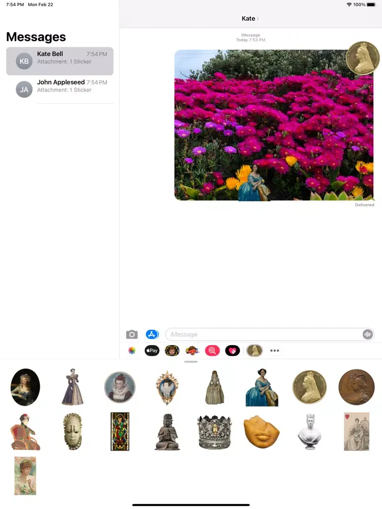 Queen Stickers iPad  Screenshots