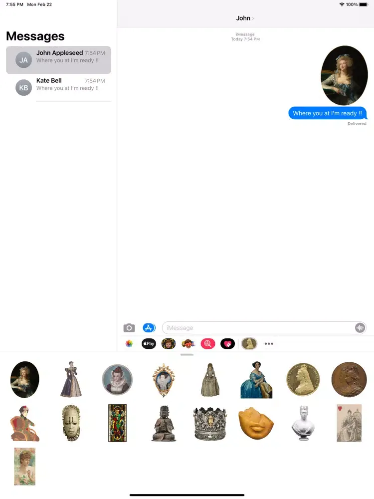 Queen Stickers iPad  Screenshots