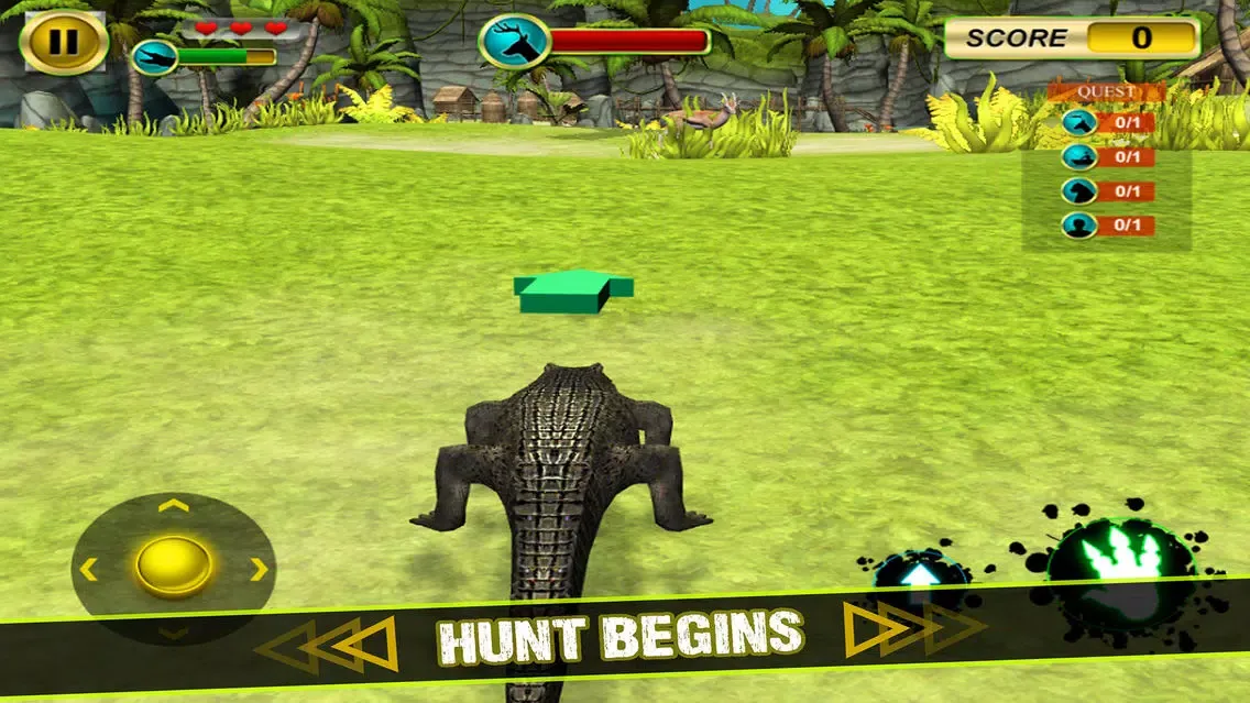 Wild Crocodile Attack 3D Game應用截圖