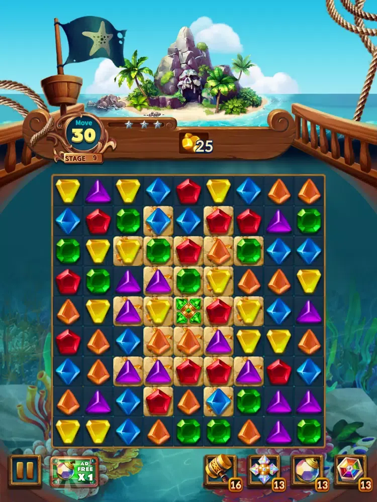 Treasure Hunt: Jewel Ship iPad  Ekran Görüntüleri