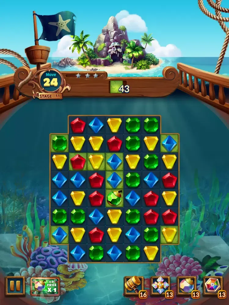 Treasure Hunt: Jewel Ship iPad  Ekran Görüntüleri