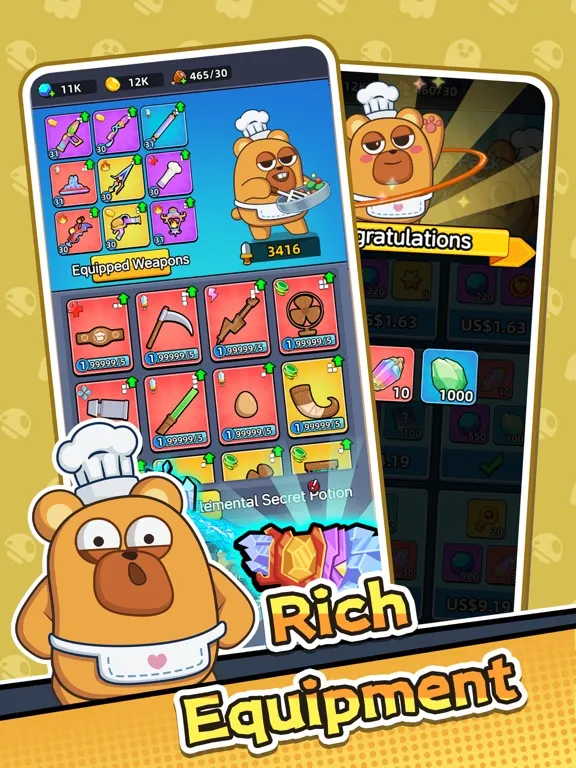 Capturas de pantalla de Backpack chef's Revenge iPad 
