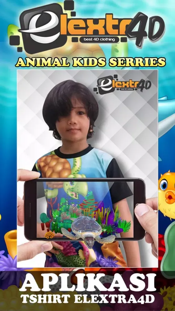Elextra 4D animal Kids T-shirt应用截图