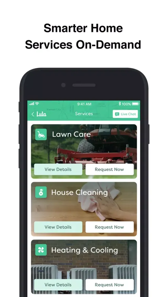 Lula On-Demand Home Services スクリーンショット