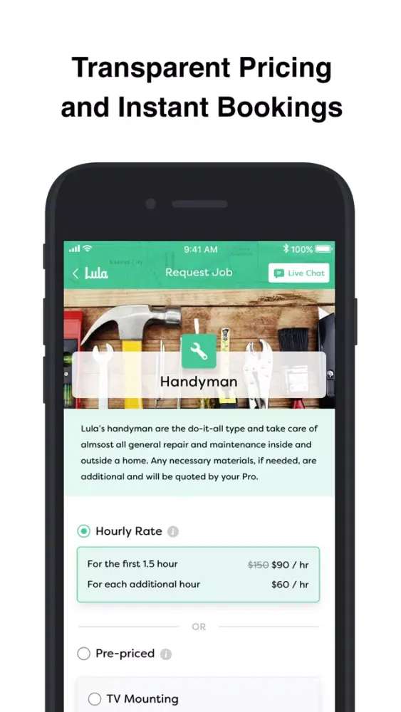 Lula On-Demand Home Services スクリーンショット