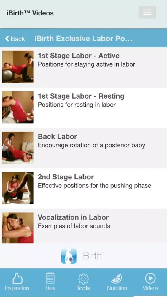 iBirth™ Daily Pregnancy, Postpartum & Baby Tracker स्क्रीनशॉट