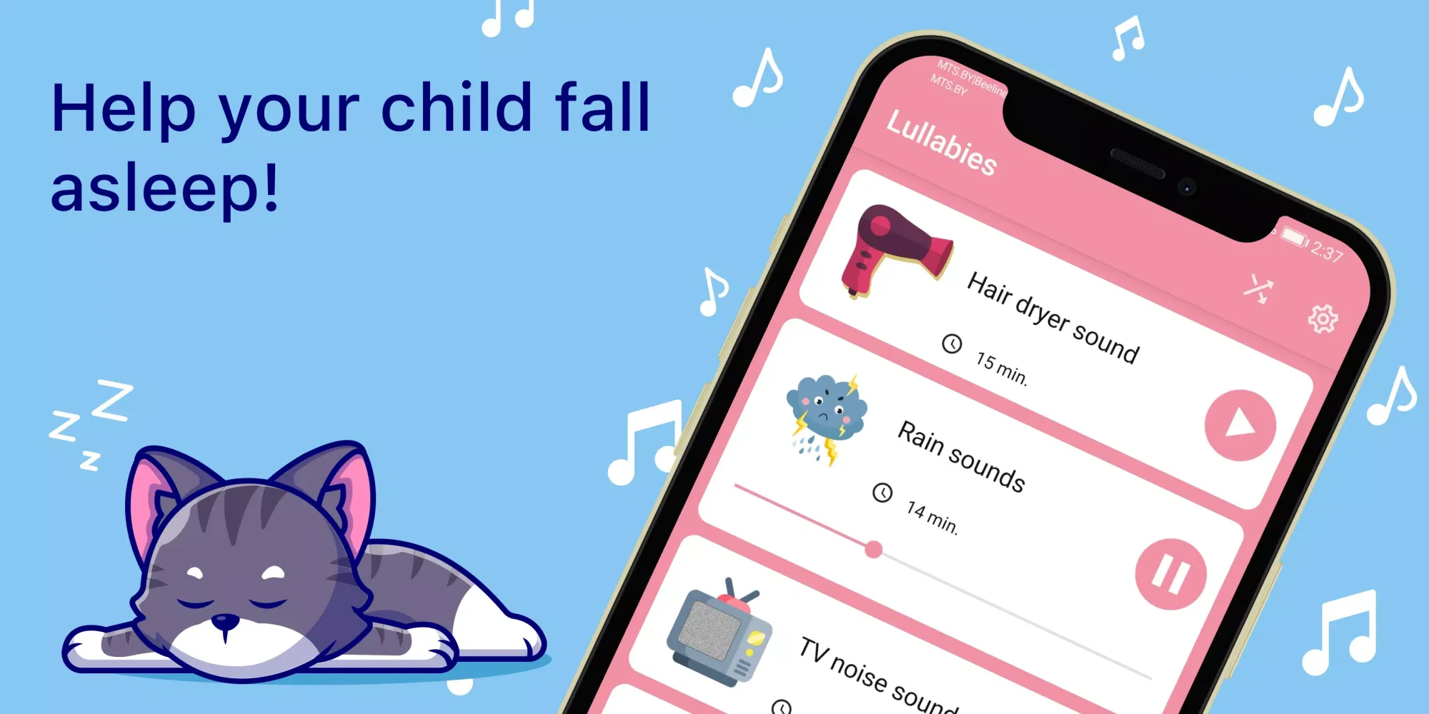 Capturas de pantalla de Baby lullaby music. Lullabies