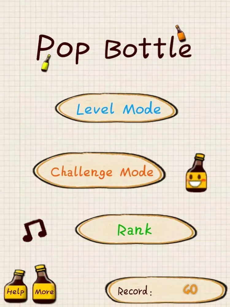 Capturas de tela do Pop Bottle iPad 