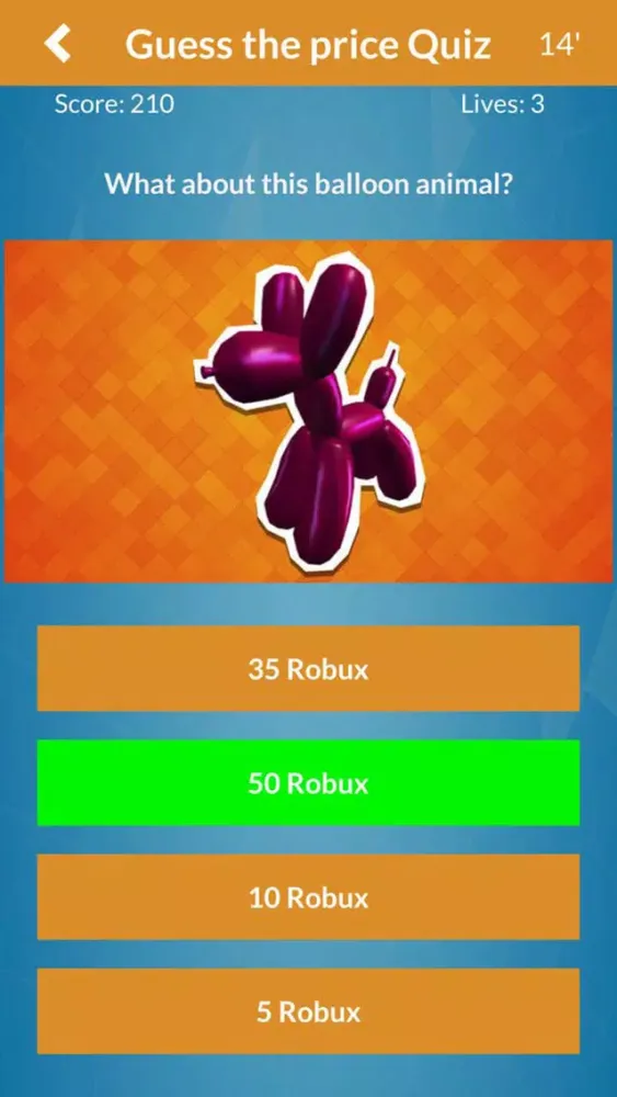 Screenshot di Robux For Roblox RBX Quiz Pro