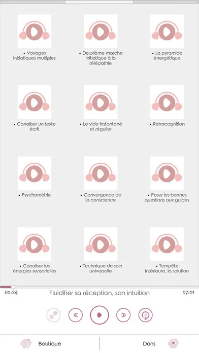 Скриншоты Entraînement Audio Lulumineuse
