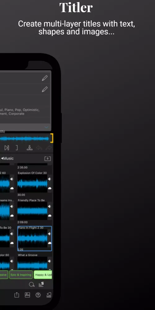 Capturas de tela do Lumafusion Pro