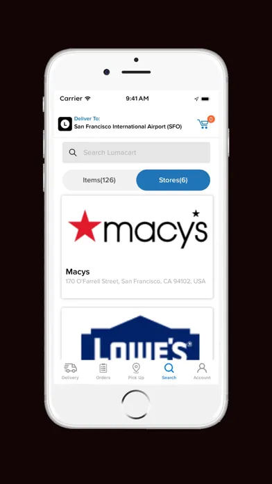 Screenshot di Lumacart - Shopping & delivery