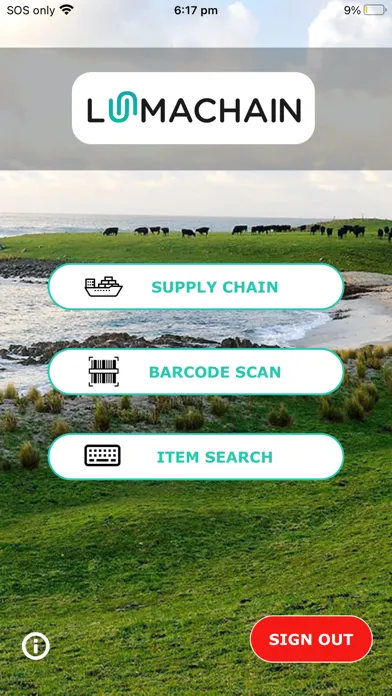 Screenshot di Lumachain Track & Trace