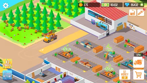 ภาพหน้าจอของ Idle Lumber Empire