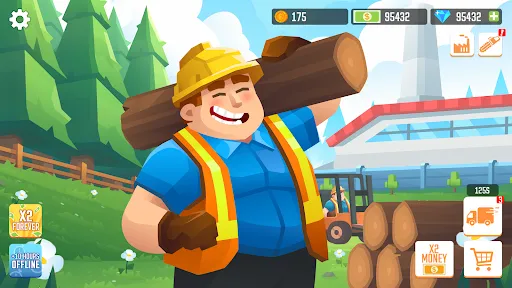 ภาพหน้าจอของ Idle Lumber Empire