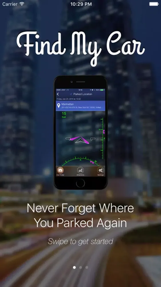 Find My Car - Automated Parking with Augmented Reality Screenshots
