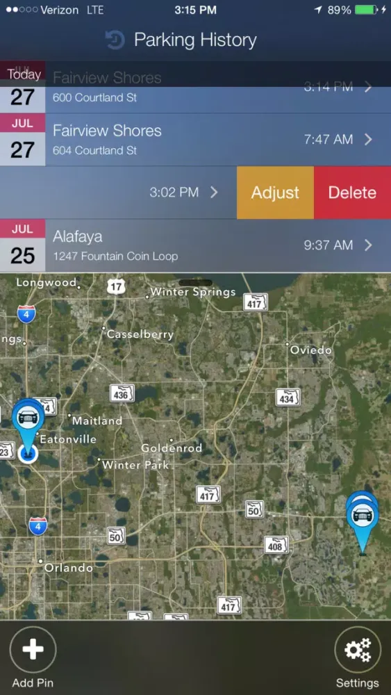 Find My Car - Automated Parking with Augmented Reality Screenshots