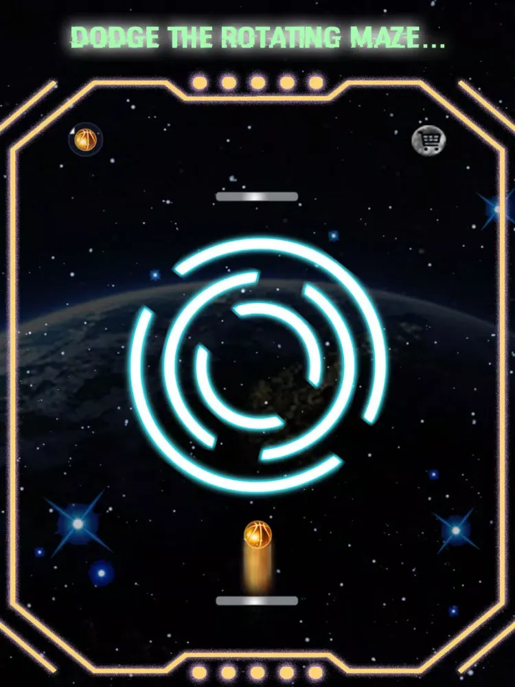 ภาพหน้าจอของ Space Dunk, Racing Tricky Phantom Ball iPad 