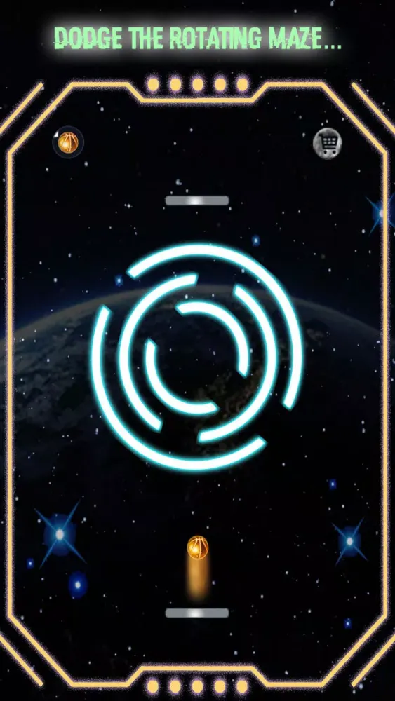 ภาพหน้าจอของ Space Dunk, Racing Tricky Phantom Ball