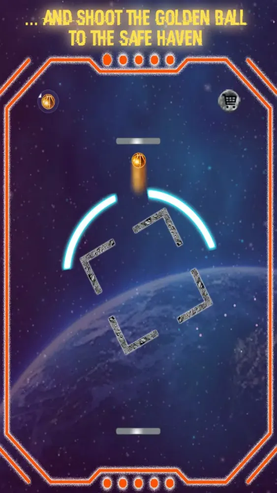 ภาพหน้าจอของ Space Dunk, Racing Tricky Phantom Ball