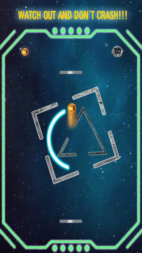 ภาพหน้าจอของ Space Dunk, Racing Tricky Phantom Ball